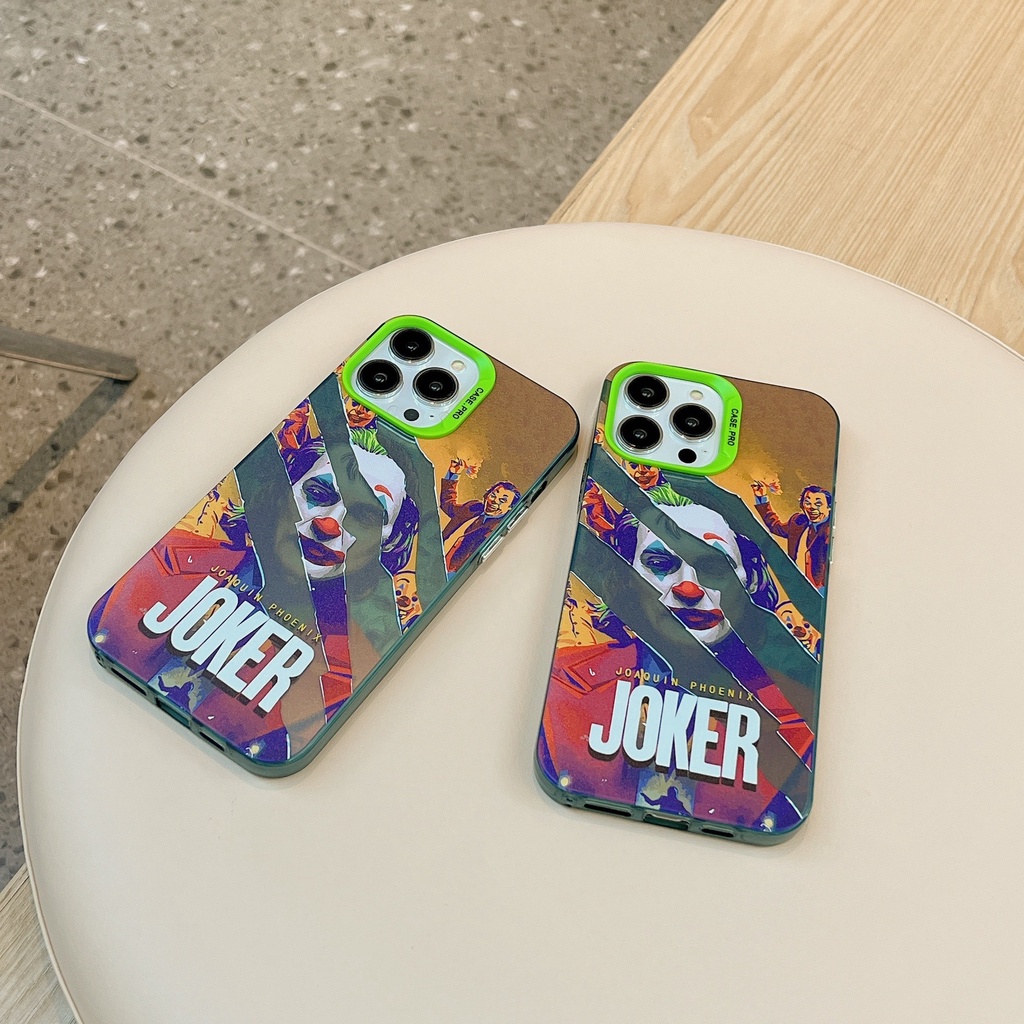 Hoạt Hình Ốp Điện Thoại Chống Rơi Hình joker Cho iphone 15 14 13 12 11 pro max