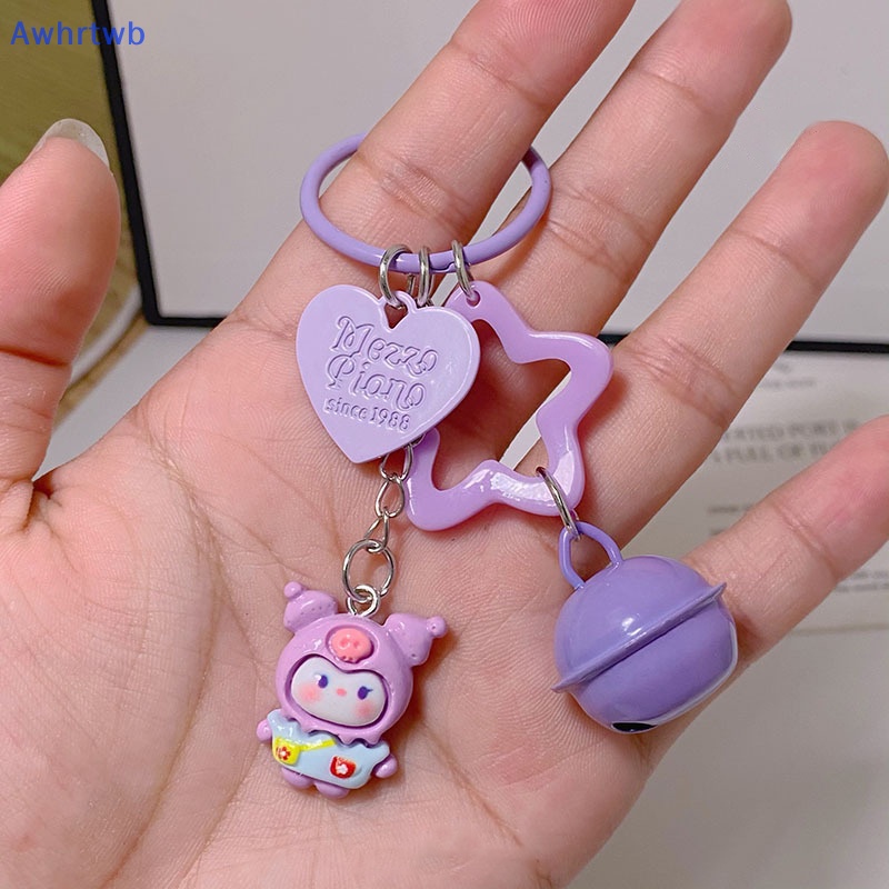 Awhrtwb sanrio melody kuromi hello kitty cinnamoroll pochacco purin Móc Khóa Xe Hơi Quà Tặng Sinh Nhật Kỳ Nghỉ Mới