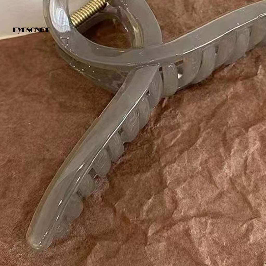 Kẹp Tóc Dạng Móng Vuốt Nhẹ Nhiều Màu Trong Suốt Thời Trang Mùa Hè Cho Nữ