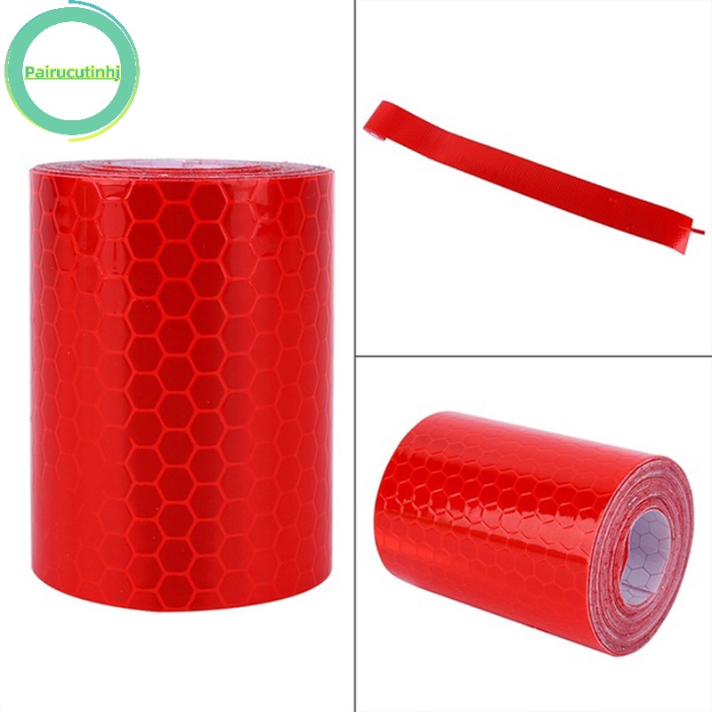 Cuộn Băng Keo Phản Quang 1m * 5cm Cảnh Báo An Toàn Cho Xe Hơi / Xe Tải