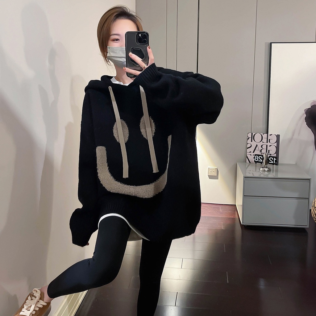 Áo Hoodie Dáng Rộng Thời Trang Phong Cách Hàn Quốc Cho Nữ