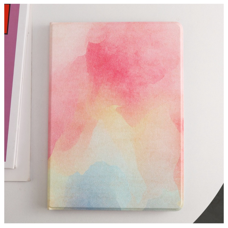 Bao Da Máy Tính Bảng pu Nắp Lật Họa Tiết Màu Nước Cho redmi pad se 11 2023 pad 10.61 xiaomi pad 6 / 5 pro 11