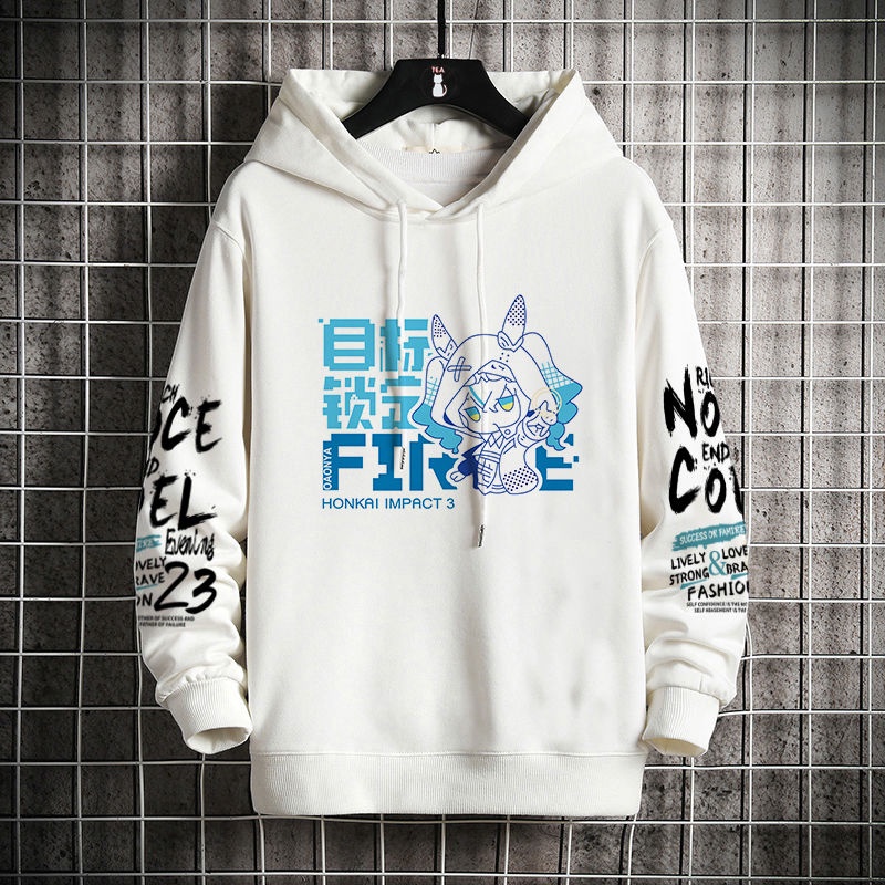 Bronya Hooded Sweatshirt Men's Student Youth Two-Dimensional Secondary Silver Wing Honkai Impact 3rd Peripheral Upper Clothes Man