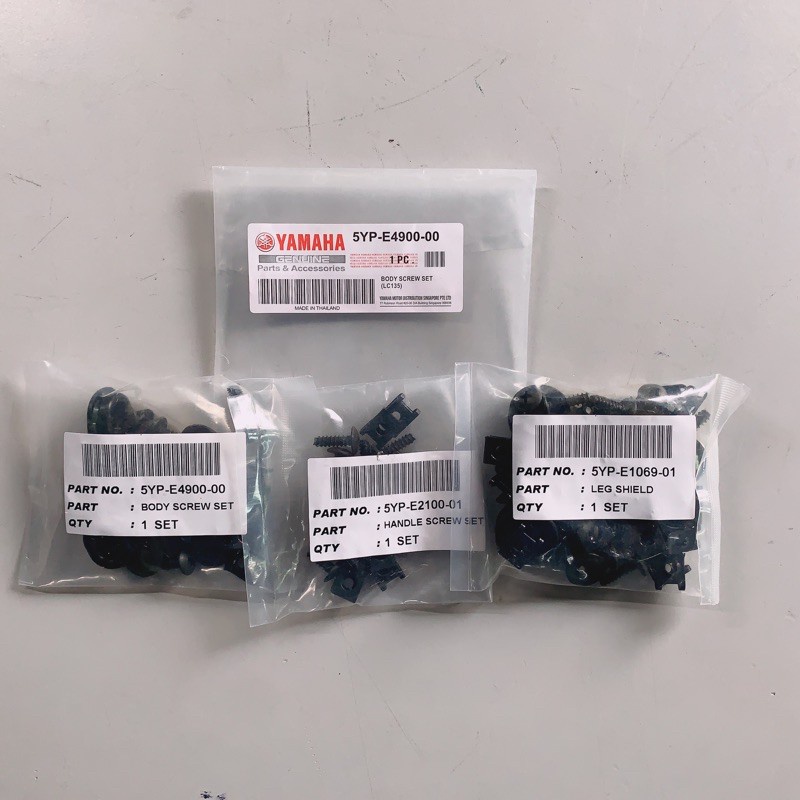 ỐC DÀN ÁO WAVE 125 , WAVE 100 , DREAM EX5 ,WAVE 125S , LC 135 , EXCITER 135 , Y15 ZR , EXCITER 150 NHẬP MALAY