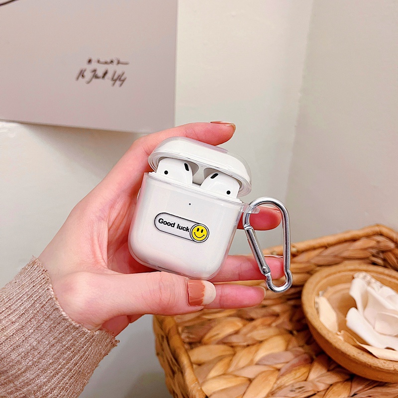 Vỏ Bảo Vệ Hộp Sạc Tai Nghe airpods 1 / 2 / 3 / pro pro2 airpods 2 gen airpods pro2 Bằng Silicon Trong Suốt Họa Tiết Hoạt Hình anime Đơn Giản