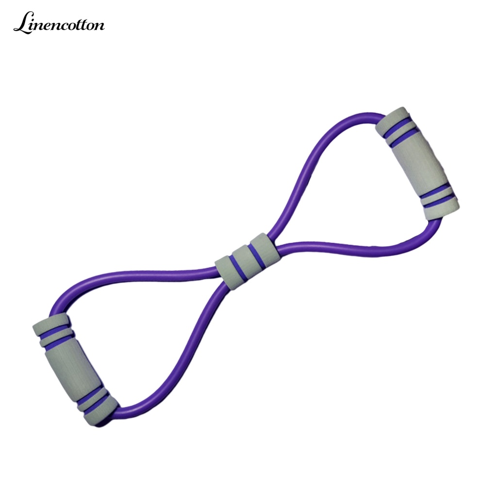 Dây Đai Kháng Lực Hình Số 8 Bằng Cotton Lanh Hỗ Trợ Luyện Tập Lưng yoga / gym / Thể Hình