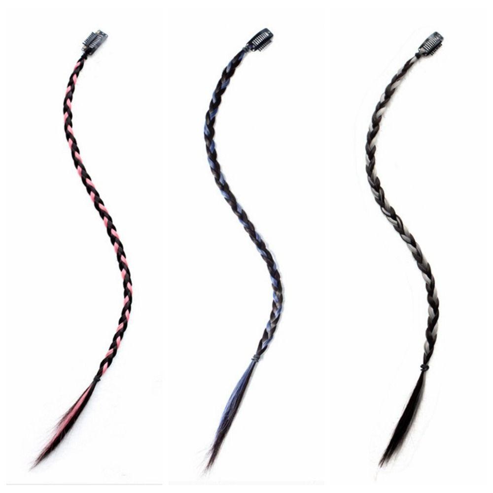 Francesco Tóc Giả y2k Kiểu Thắt Bím Vô Hình Thời Trang Cho Nữ