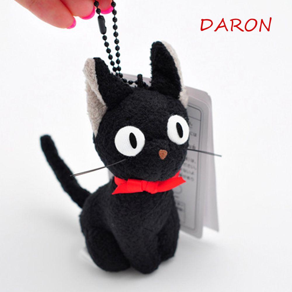 Daron Thú Nhồi Bông Hình Chú Mèo Đen 9-12cm Trang Trí Túi Xách / Móc Khóa / Điện Thoại ghibli hayao miyazaki