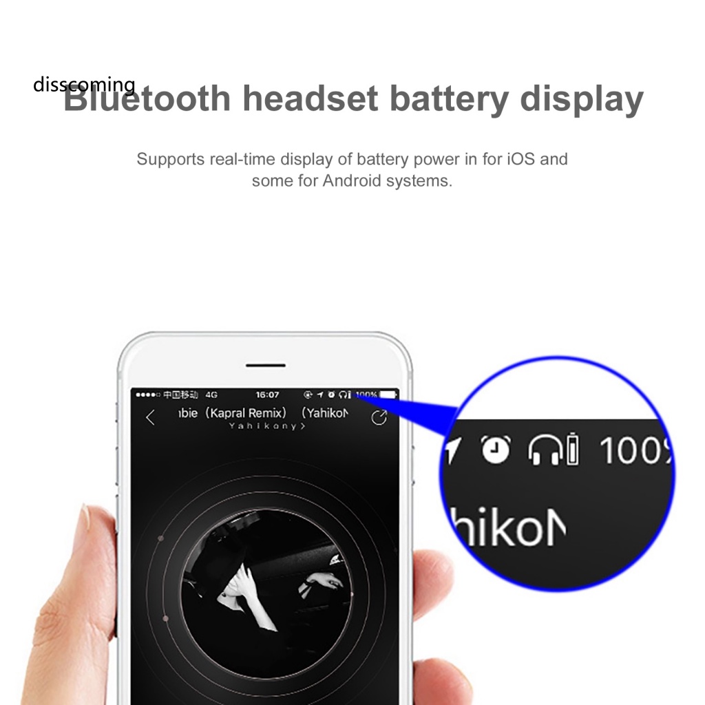 Tai Nghe Thể Thao Không Dây bluetooth Xoay 180 Độ 50