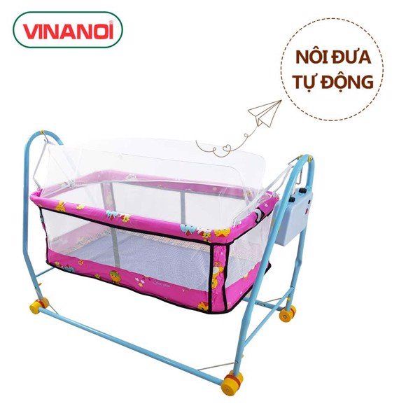 Nôi Võng Tự Động Giá Rẻ Cho Bé Dùng làm NÔI và VÕNG đưa tự động tiết kiệm chi phí dùng cho bé đến 5 tuổi