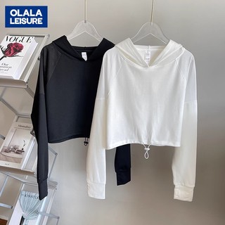 Olala leisure áo hoodie thể thao dài tay yc043 yy