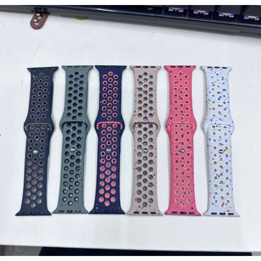 Dây Đeo Đồng Hồ Bằng silicone Cho apple watch ultra 2 49mm 45mm 41mm 44mm 40mm 38mm 42mm i-watch serie 9 8 3 4 5 6 7 se