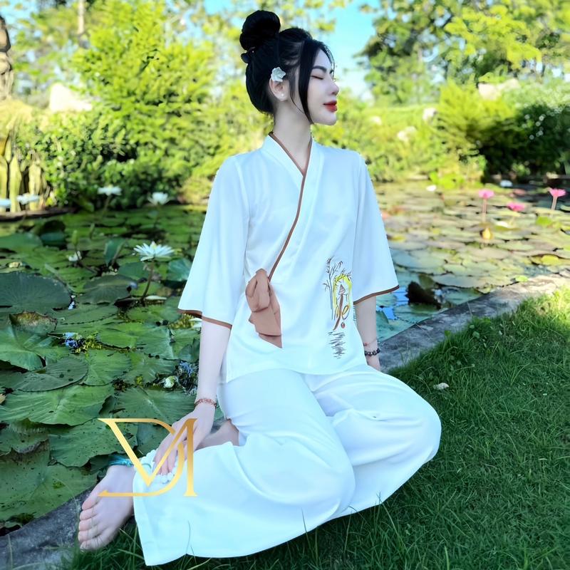 Pháp Phục Thêu Chữ Mẹ Phối Dây siêu xịn