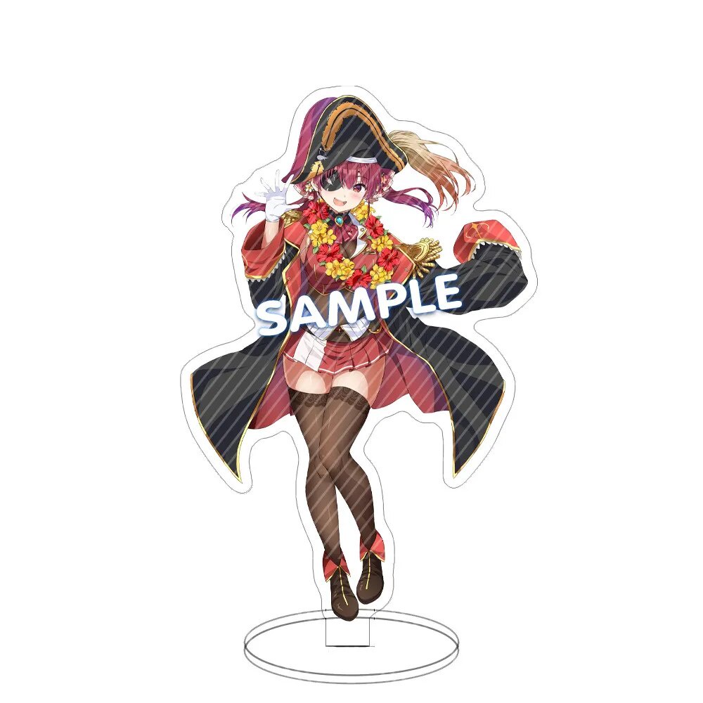 Mô hình Standee Hololive Vtuber Usada Pekora Uruha Rushia 2 Phụ kiện trang trí để bàn góc học tập