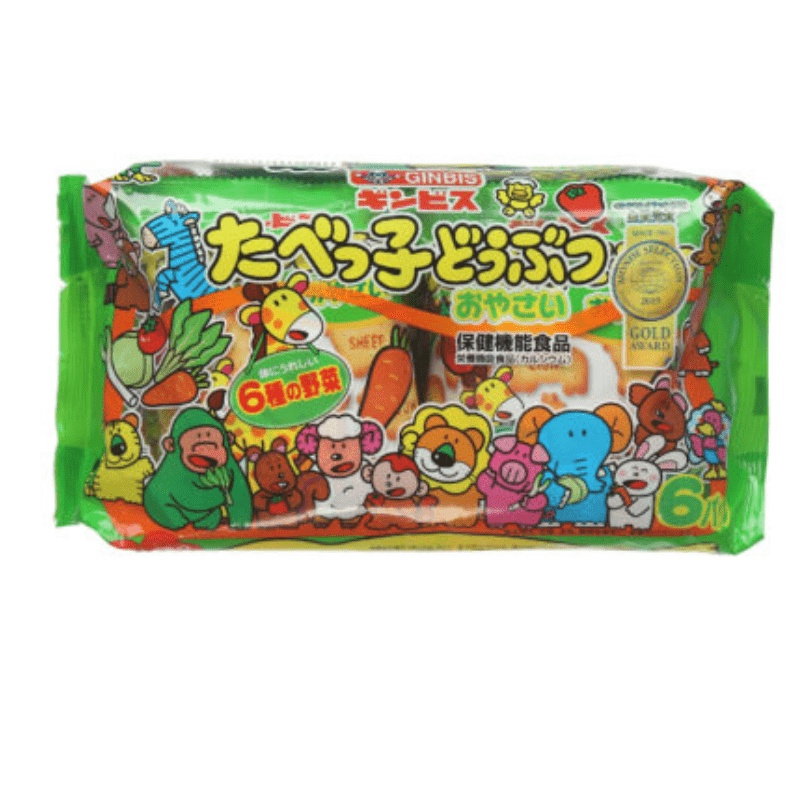 Bánh Quy Tươi Ginbis Hình Thú Bổ Sung DHA Cho Bé27GX6 GOI