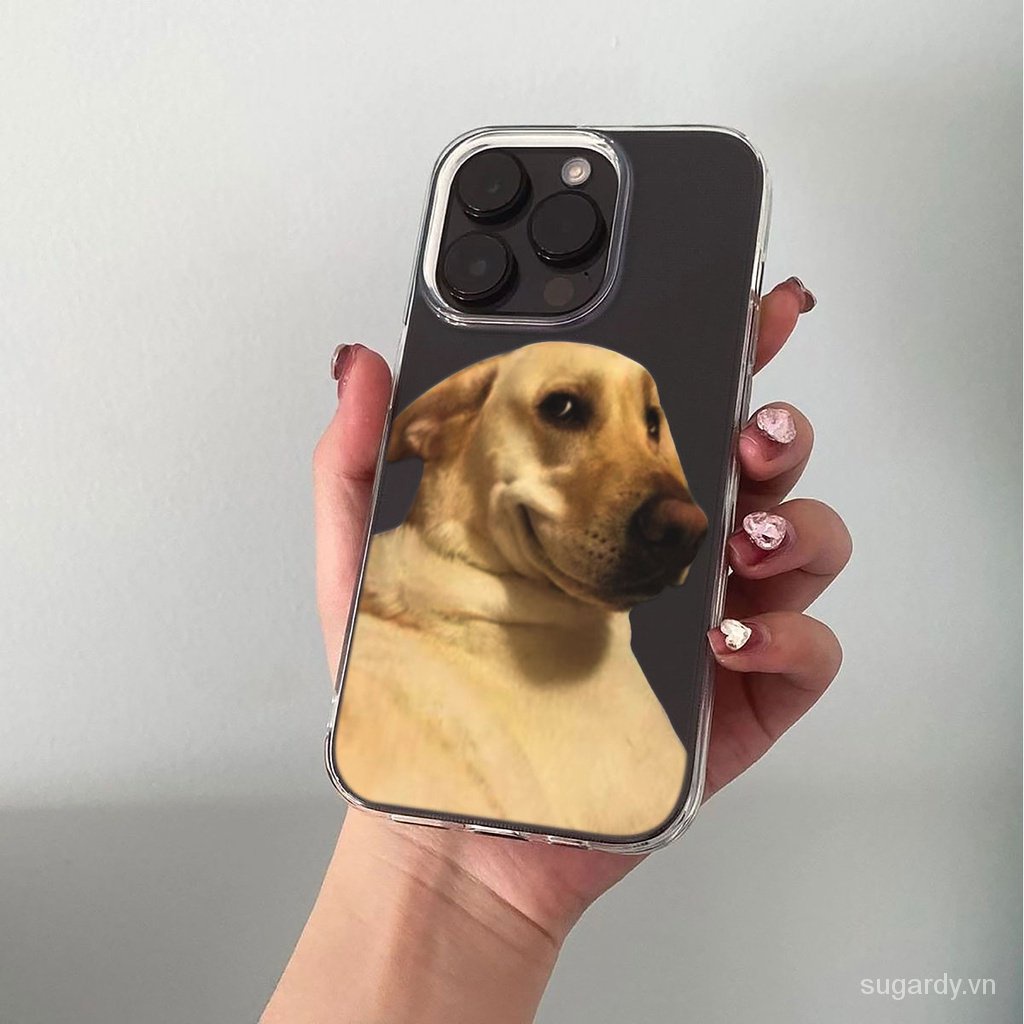 Ốp Điện Thoại Trong Suốt Hình Chú Chó Cho iphone 15pro 15promax 14promax 13promax 11promax 15 14 13 12 11 pro max xr x xsmax 7 8 plus