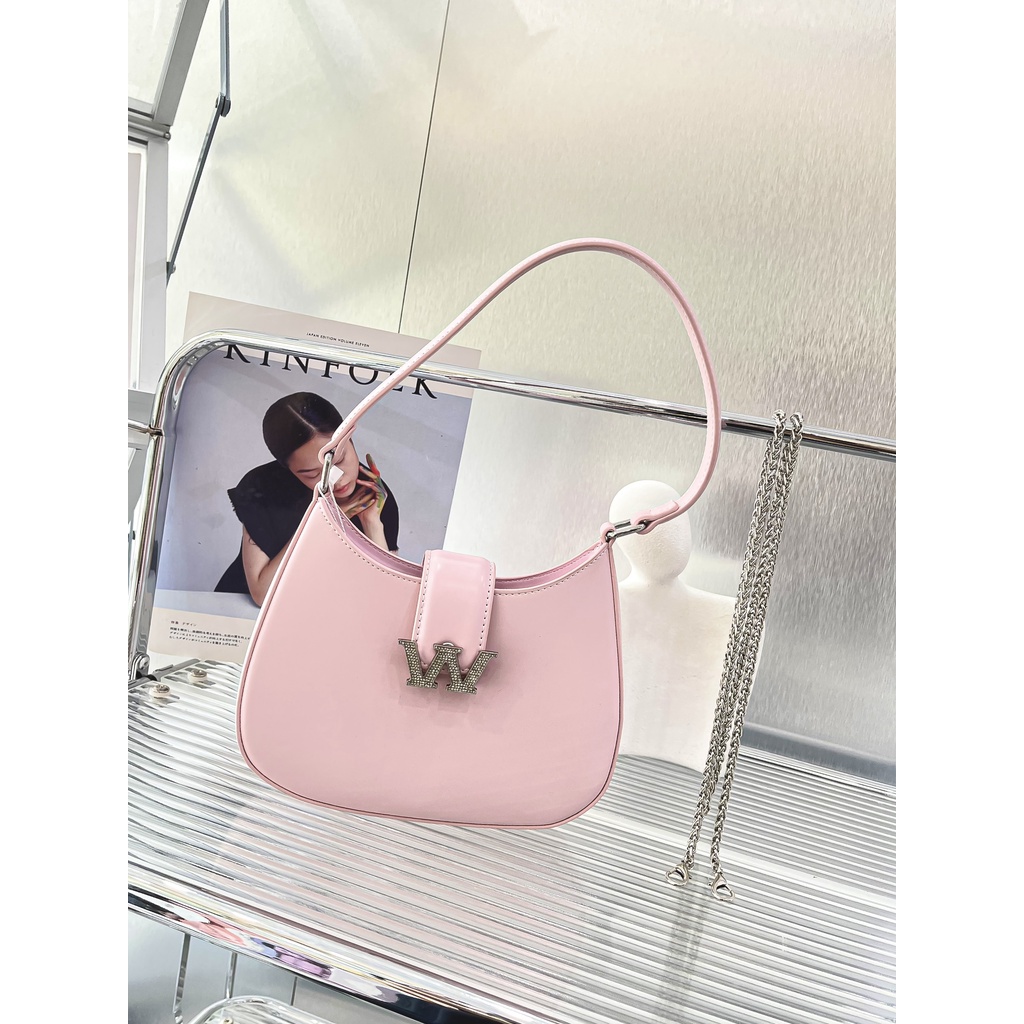 TÚI W ĐÍNH ĐÁ LỚN SIZE 21cm x 16cm - TX827261