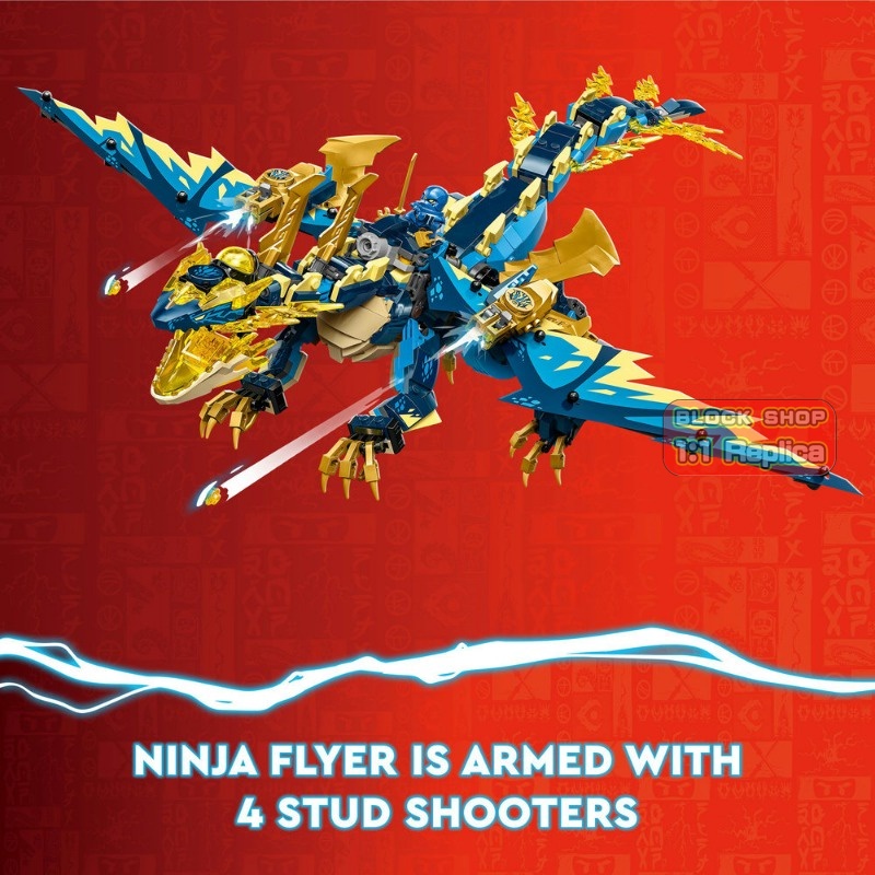 Đồ Chơi Lắp Ráp ninja series 71796 dragon war queen mecha 71796