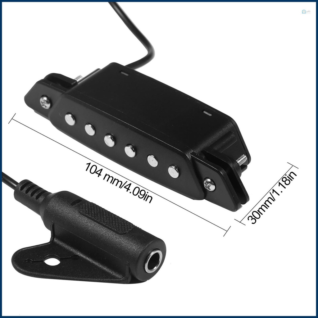 Jack Âm Thanh Từ Tính 6.35mm Không Dùng Pin / Khoan Chuyên Dụng Cho Đàn guitar