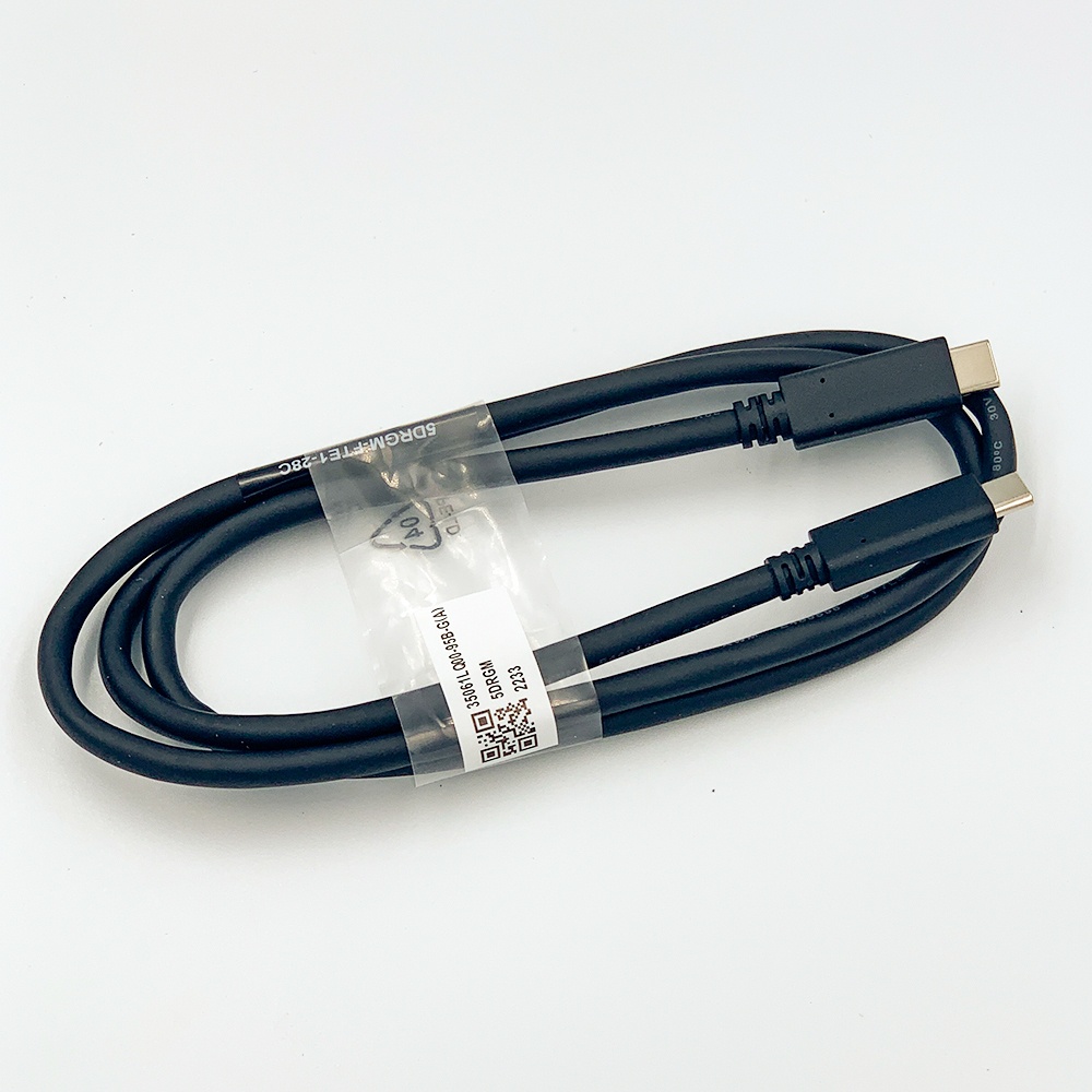 Cáp Type C hai đầu bóc màn DELL 4k dài 1M, truyền hình ảnh 4K60hz và sạc 100W USB 3.1 GEN2 10gbps