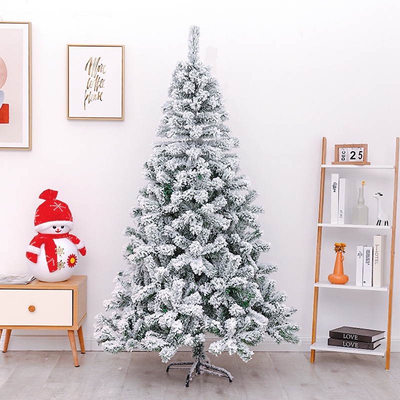 C4 Cây thông Tuyết 1.2m loại tán dày rậm Cây Thông Trang Trí Noel