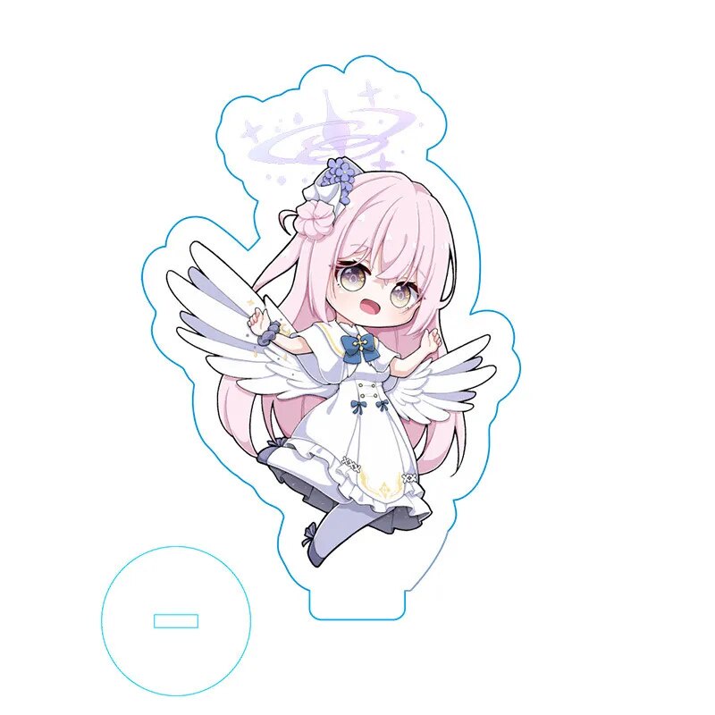 Mô hình Standee Anime Blue Archive trò chơi điện tử nhập vai chibi cute Phụ kiện trang trí để bàn góc học tập