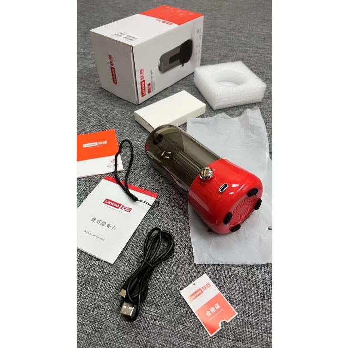 Loa bluetooth Không Dây Âm Thanh Siêu Trầm lenovo l02 50 Có Đèn Led Chất Lượng Cao