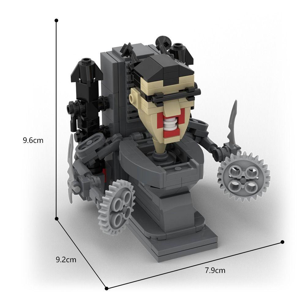 Pewany Bộ Đồ Chơi Mô Hình Người Đàn Ông Ngồi toilet skibidi Tháo Rời Siêu mới