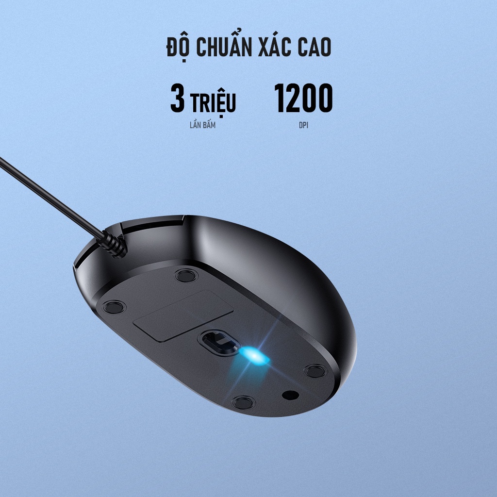 Combo Chuột & Bàn Phím Có Dây ROBOT KM2600 Thích Hợp Dùng Cho Laptop, Máy Tính, PC - Chính Hãng