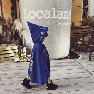 Áo Choàng Hóa Trang Phù Thủy halloween Cho Bé