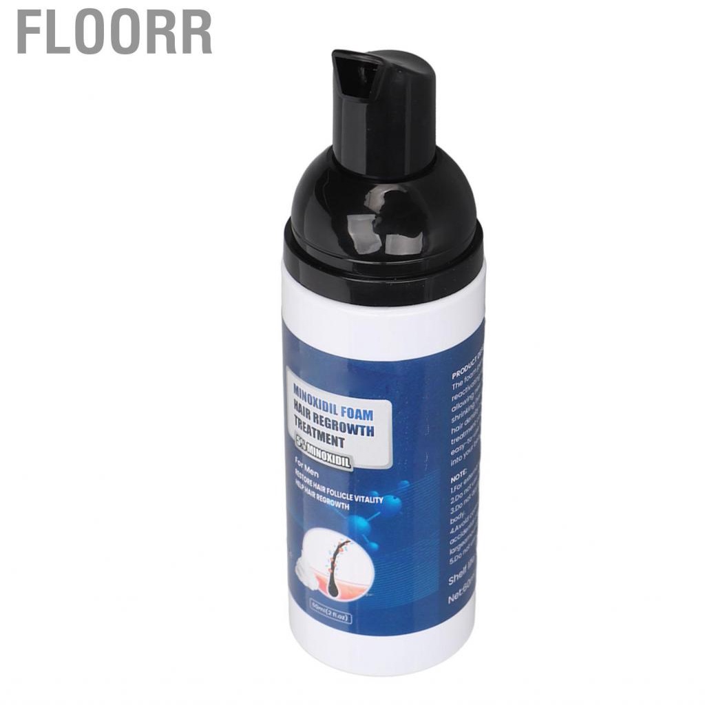 Floorr Hair Growth Foam  Professional Regrowth 60ml Nourishing for Daily Life Men