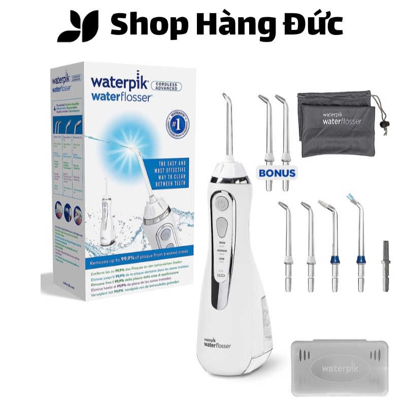 Máy Tăm Nước WATERPIK WP560, Lực Mạnh, Sóng Ion Âm, Ngừa Mảng Bám , Nhập Mỹ, BH 12 Tháng, Hàng Chính Hãng, Shop Hàng Đức