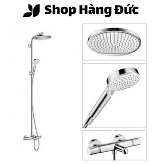 Bộ sen vòi hansgrohe 27320000 crometta s 240, vòi hoa sen, sen cây tắm, nhập đức, shop hàng đức