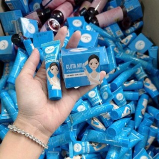 Combo Kem Nách Gluta Milk ( Khử Thâm , Hôi , Trắng Da Vùng Nách )
