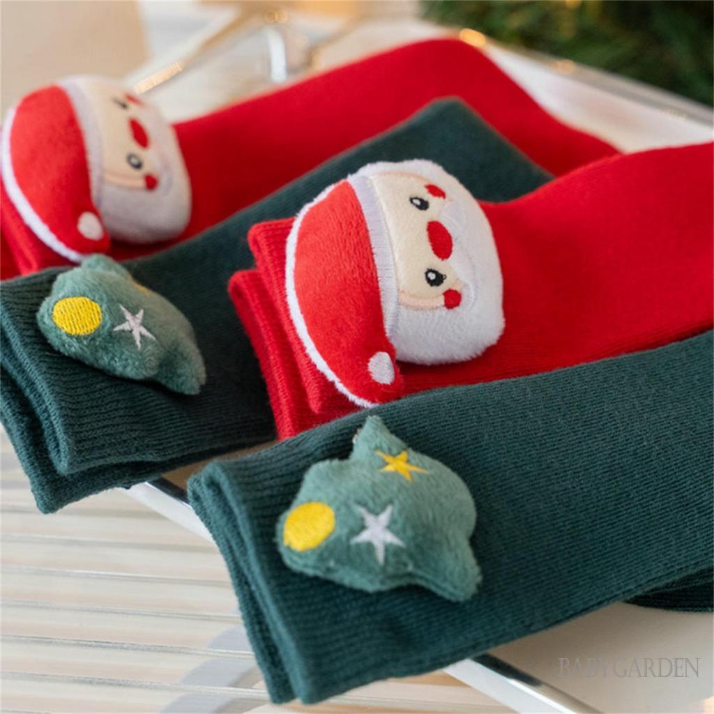 Vớ Dài Co Giãn Thời Trang Giáng Sinh Cho Bé Gái 6 Tháng-2 Tuổi