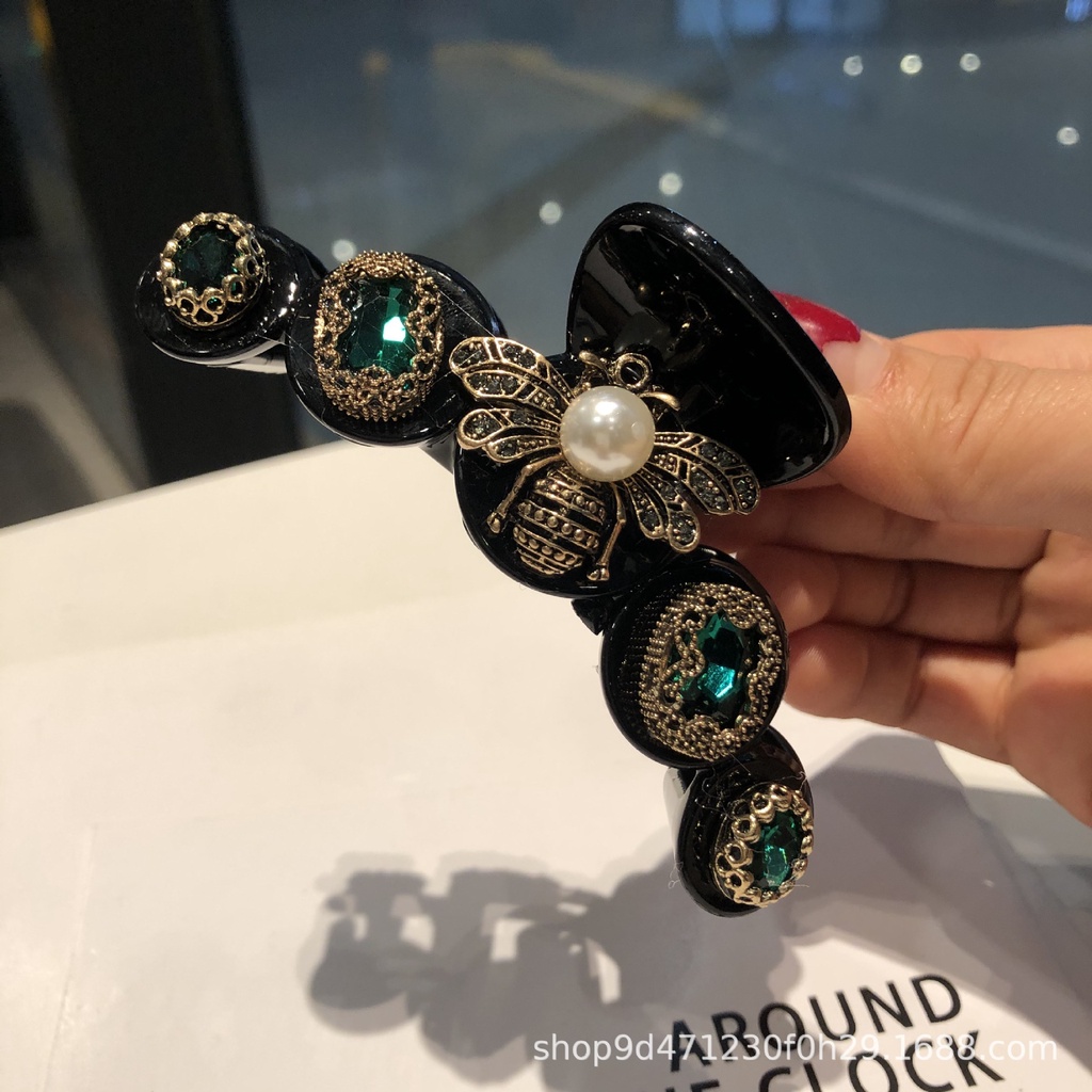 Kẹp Tóc Hình Con Ong Đính Ngọc Trai Thời Trang