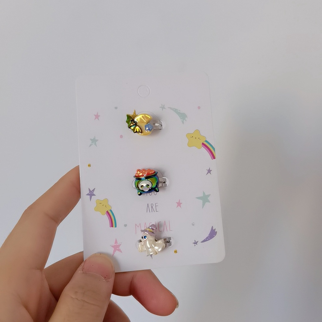 Trẻ em ma thuật phim hoạt hình Halloween tóc vòng tròn kẹp tóc thực tế trẻ em khăn vòng tròn