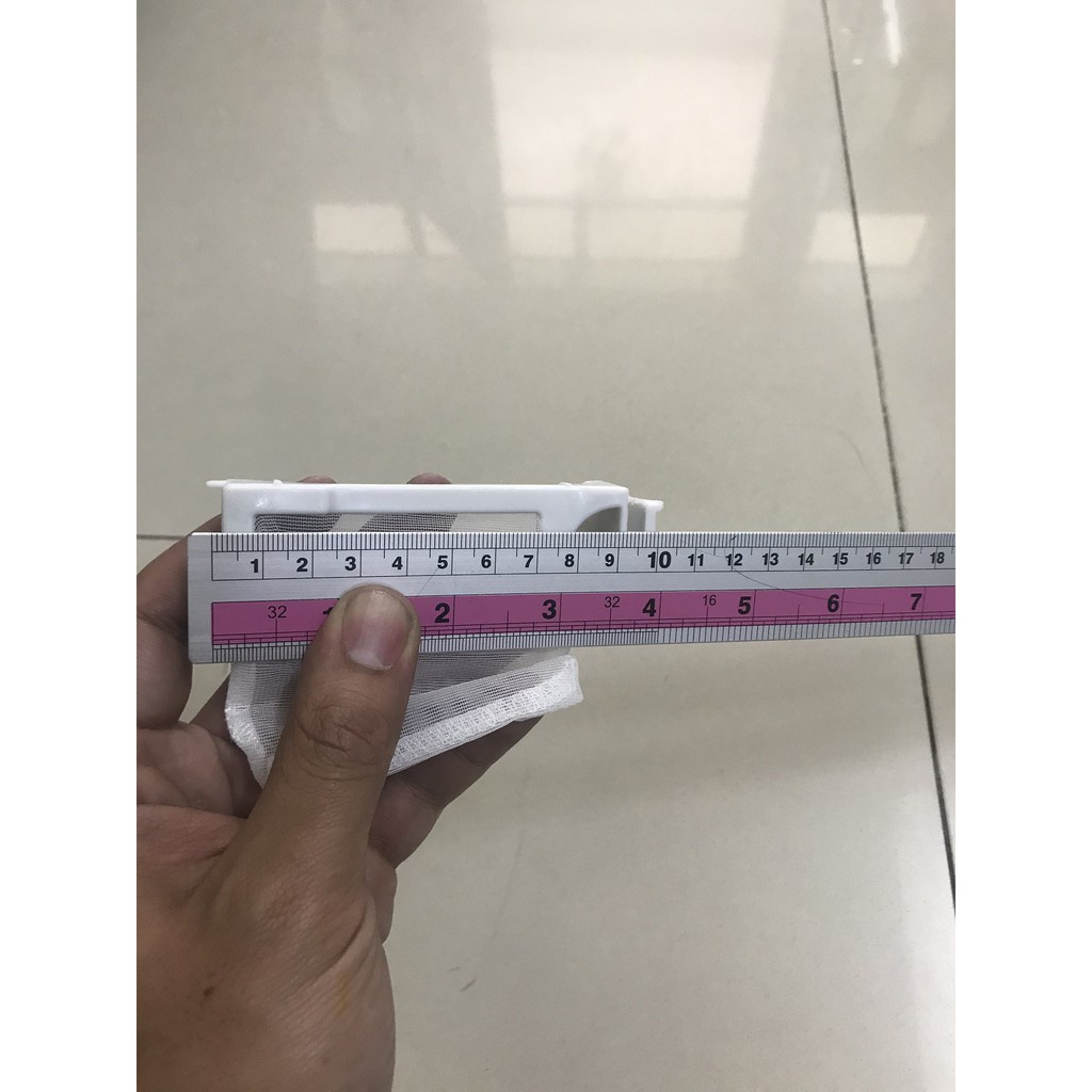 Túi lọc rác máy giặt Panasonic, lưới lọc sơ vải máy giặt Pana 3.4x10.5 cm hàng Xịn