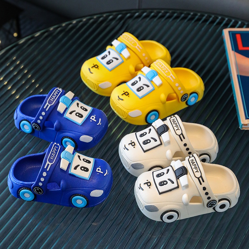 Dép Sandal Đục Lỗ Đế Mềm Chống Trượt Phong Cách Hoạt Hình Dễ Thương Mẫu Mới 2023 Dành Cho Bé Trai Và Bé Gái