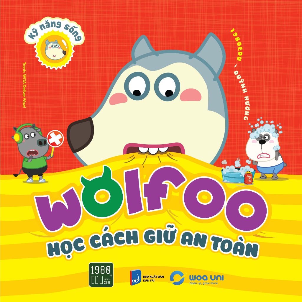 Sách - Wolfoo Học Cách Giữ An Toàn