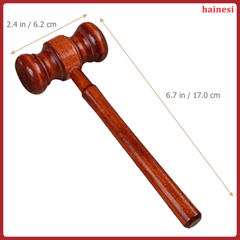 Judge Búa Gỗ mini Đồ Chơi Hóa Trang Thẩm Phán Cho Bé hainesi