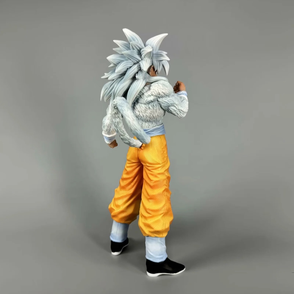 Mô Hình Nhân Vật son goku Tóc Trắng Bằng pvc 30cm ssj5