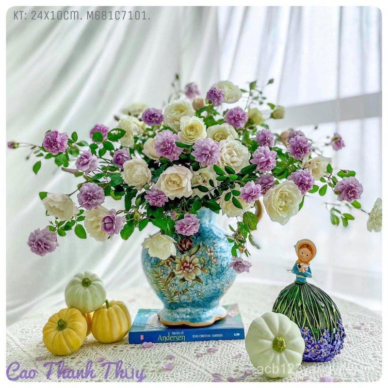 Bình Hoa Gốm Sứ Bắc Âu