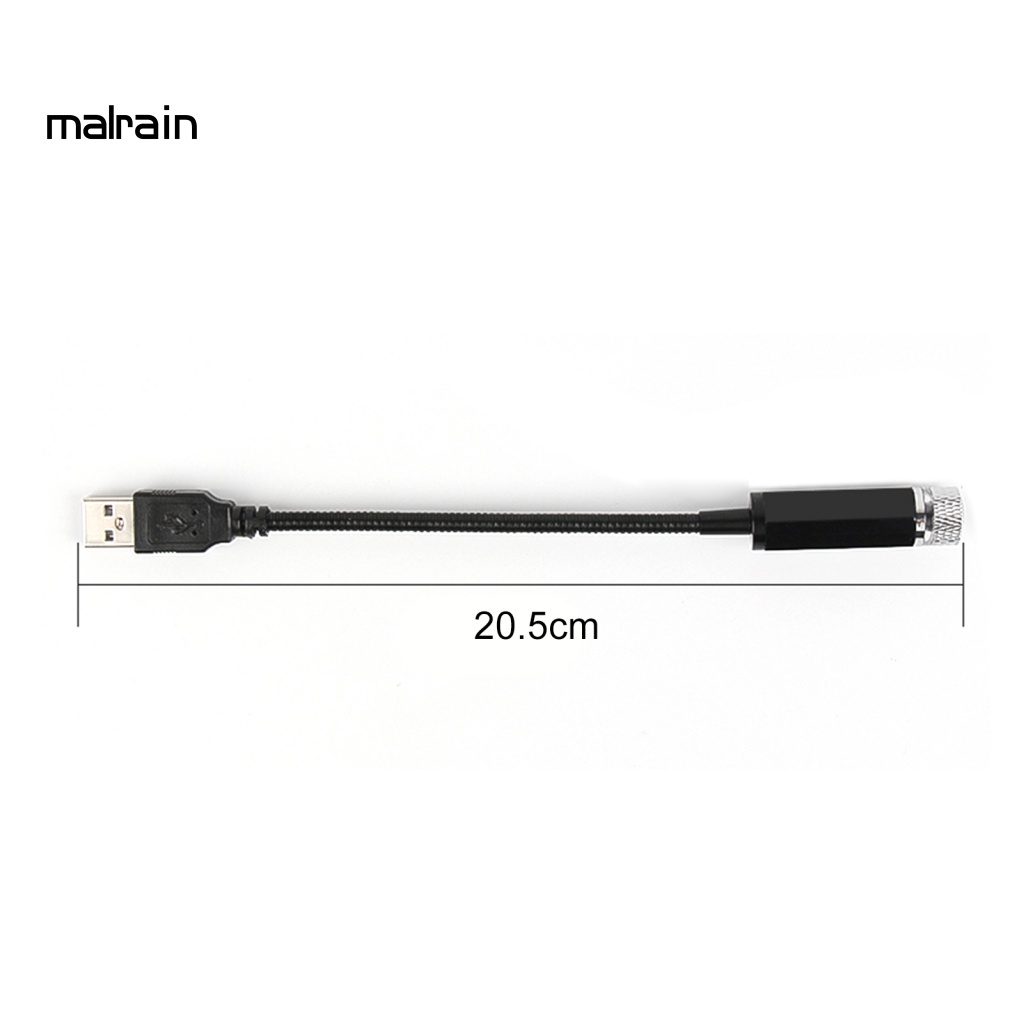 Đèn Chiếu Trang Trí Nội Thất Xe Hơi Họa Tiết Bầu Trời Đầy Sao Bằng Kim Loại usb