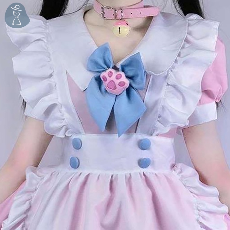 Bộ Đồ Hóa Trang Cô Hầu Gái Gợi Cảm plus size lolita