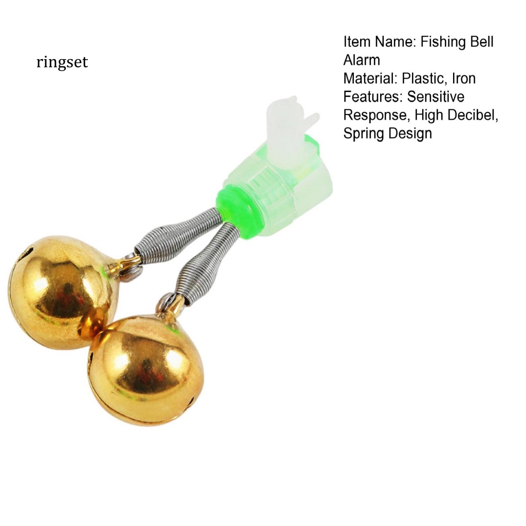 Chuông Báo Cá Cắn Câu Bằng Đồng Thau Có Lò Xo