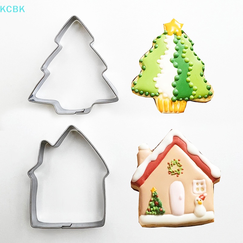 Bộ Khuôn Cắt Bánh Quy Tạo Hình Ngôi Nhà 3d Bằng Thép Không Gỉ