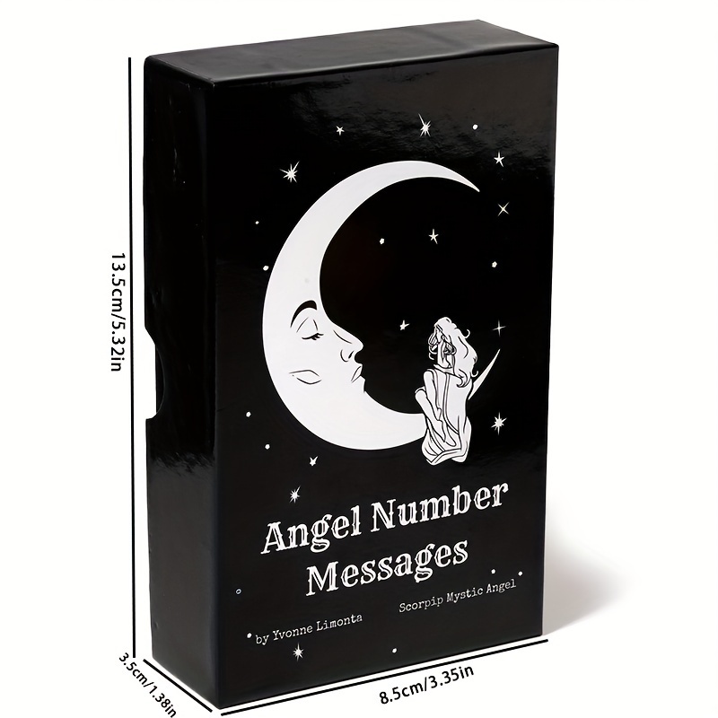 Bộ Thẻ Bài Trò Chơi Ghi Chú Hình Thiên Thần oracle Cạnh Mạ Vàng
