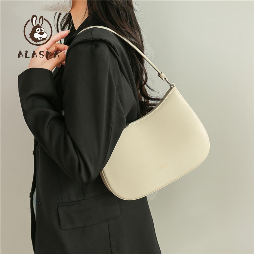 Túi Đeo Chéo Vai Bằng Da pu Màu Trơn Thời Trang Dành Cho Nữ