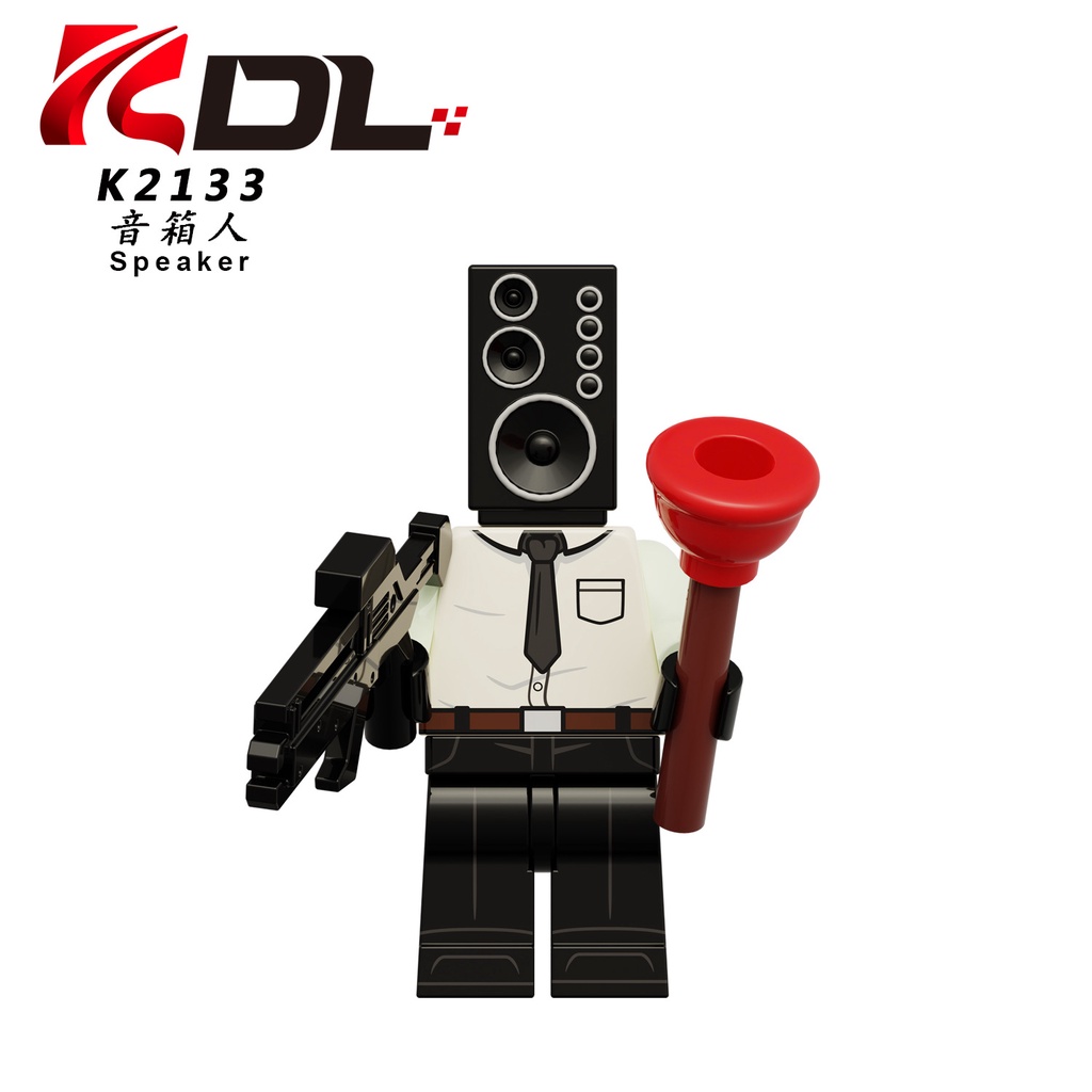 Skibidi Bộ Đồ Chơi Lắp Ráp toilet man vs Có Âm Thanh Và camera Cho Bé